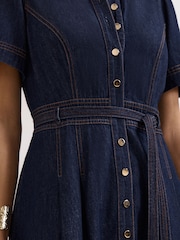 Phase Eight Blue Aven Denim Dress - Image 7 of 7