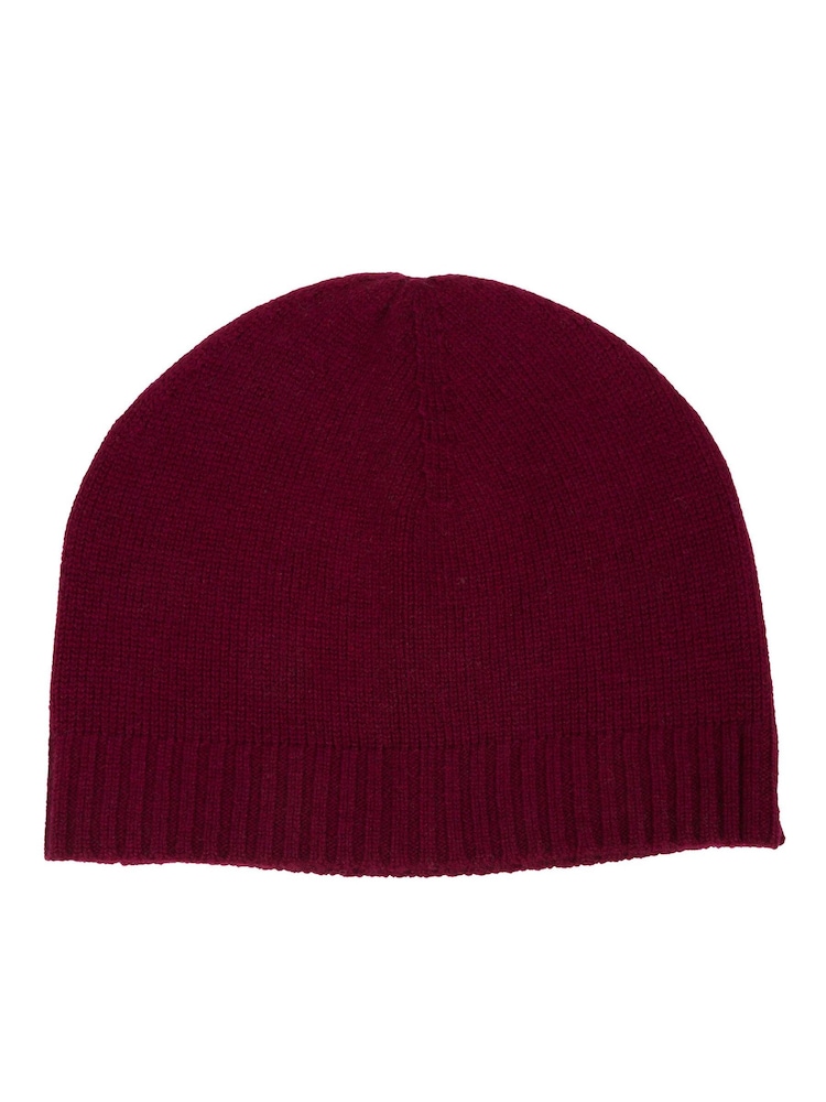 Pure Luxuries London Bowness Cashmere And Merino Wool Beanie Hat - Image 1 of 3