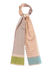 Pure Luxuries London Cream Charon Cashmere & Merino Wool Pashmina Scarf - Image 1 of 4