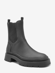 Black Rochelle Forever Comfort® Rubberised Chunky Chelsea Boots - Image 3 of 5