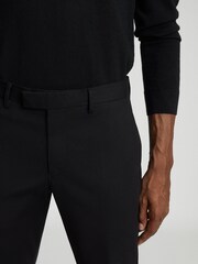 Reiss Black Eastbury Slim Fit Chinos - Image 4 of 5