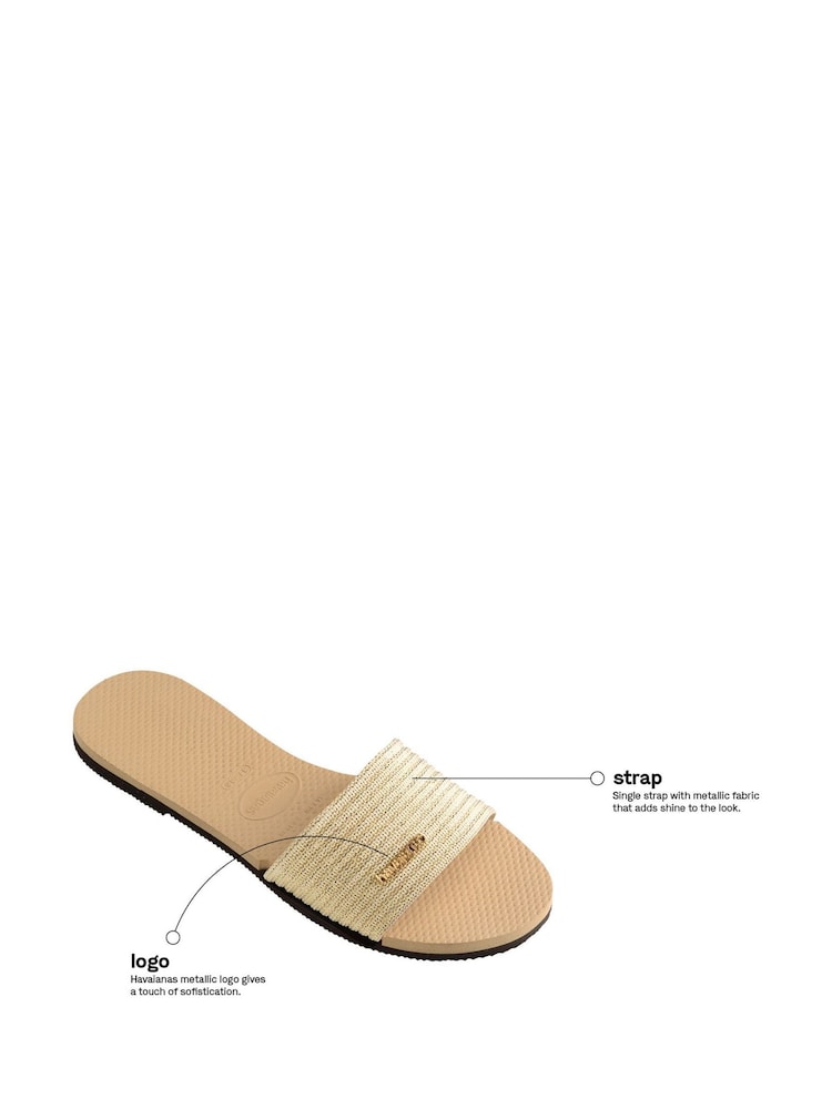 Havaianas You Malta Metallic Sandals - Image 6 of 6