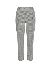 Черные зауженные брюки в ломаную клетку Tommy Hilfiger - Изображение 4 из 4