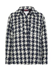 Tommy Hilfiger Black Houndstooth Shacket - Image 1 of 1