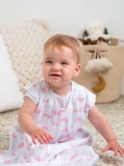 Halo Pink SleepSack 0.5 TOG 100% Cotton Sleeping Bag - Image 3 of 7