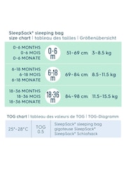 Halo SleepSack 0.5 TOG 100% Cotton Sleeping Bag - Imagem 3 de 6
