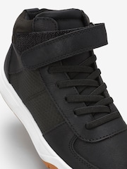 Black Single Strap Elastic Lace Boots - Image 4 of 4
