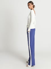 Reiss White Magda Mule Leather Boots - Image 1 of 8