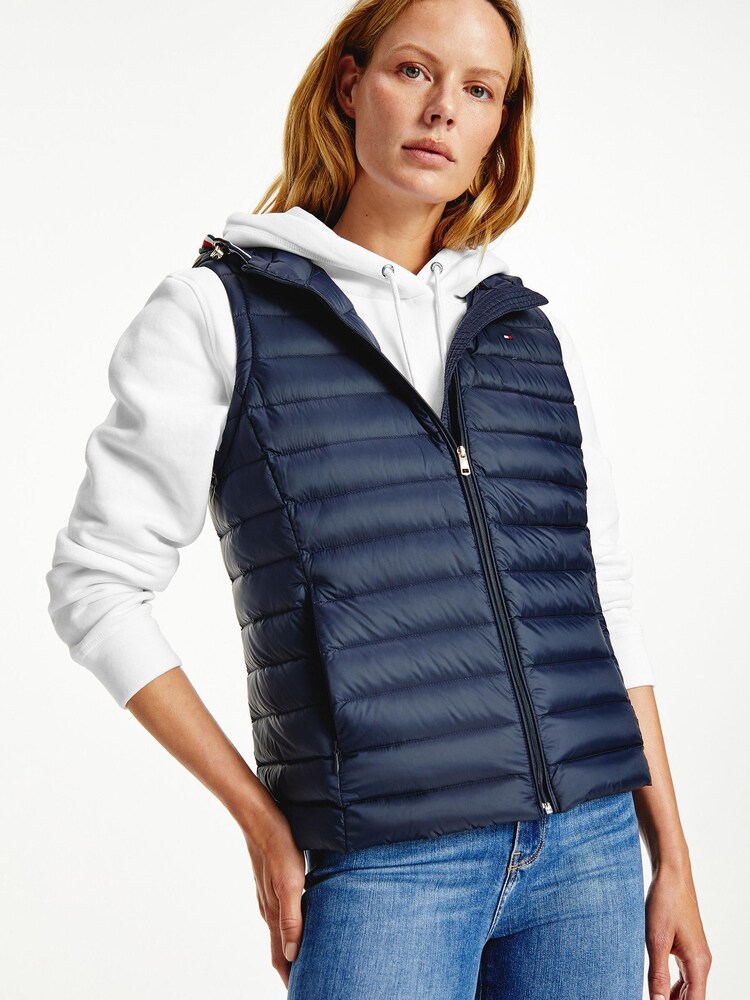 Tommy Hilfiger Blue Heritage Lightweight Down Gilet - Image 1 of 5