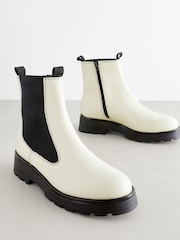 Knochen - Forever Comfort® Chelsea-Stiefel aus Leder mit dicker Sohle - Bild 5 von 9