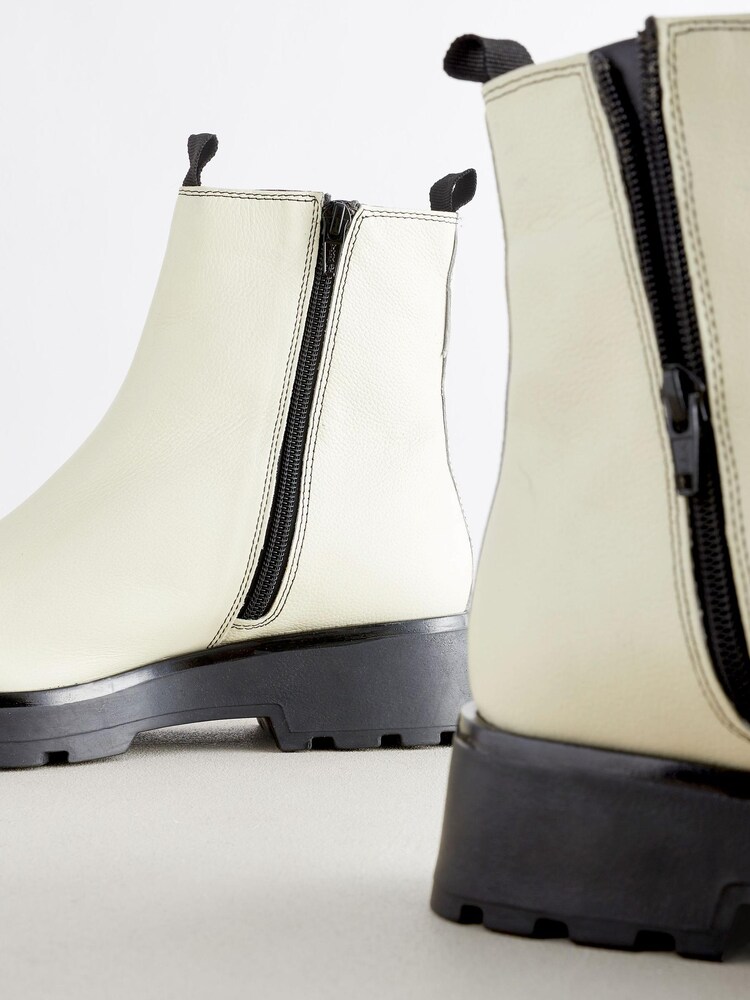Knochen - Forever Comfort® Chelsea-Stiefel aus Leder mit dicker Sohle - Bild 9 von 9