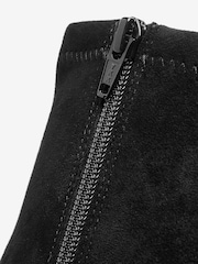 Black Microsuede Extra Wide Fit Forever Comfort® Sock Ankle Boots - Image 3 of 4
