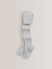 Fekete/Szürke - 3 Csomag Cotton Rich Cable Harisnya - 4/ 2 kép
