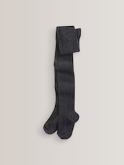 Fekete/Szürke - 3 Csomag Cotton Rich Cable Harisnya - 4/ 3 kép