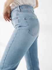 FatFace Blue Sutton Straight Jeans - Image 2 of 4