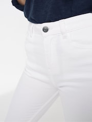 FatFace White Hamble Capri Jeans - Image 3 of 4