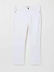 FatFace White Hamble Capri Jeans - Image 4 of 4