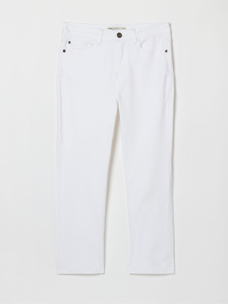 FatFace White Hamble Capri Jeans - Image 4 of 4