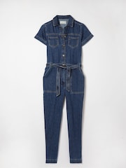 FatFace Blue Imogen Boilersuit - Image 5 of 5