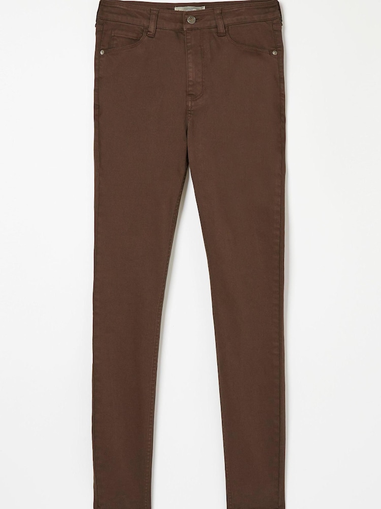 FatFace Brown Harlow High Waist Jeggings - Image 4 of 4