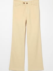 FatFace Natural Elise Wide Leg Trousers - Image 4 of 4