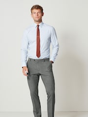 Grey Skinny Fit Motion Flex Stretch Suit: Trousers - Image 2 of 8