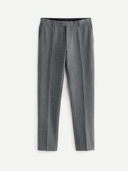 Grey Skinny Fit Motion Flex Stretch Suit: Trousers - Image 6 of 8