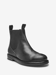 Black Extra Wide Fit Forever Comfort® Leather Chelsea Boots - Image 2 of 3
