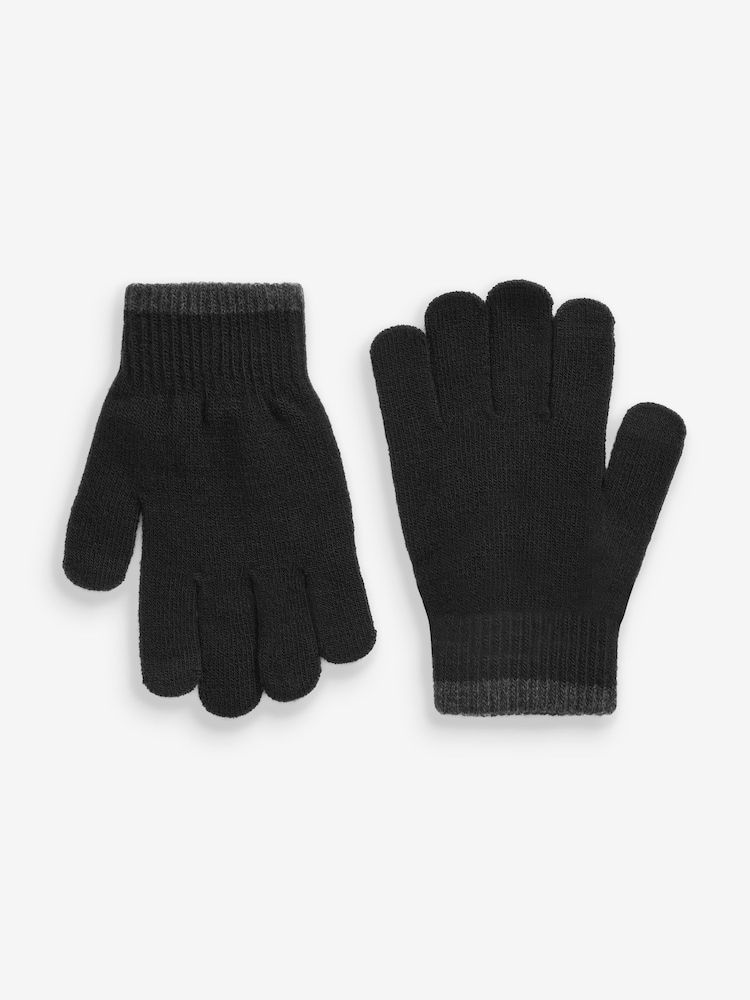 Schwarz - Magic Finger Handschuhe im 3er-Pack (3 bis 16 Jahre) - Bild 2 von 2 Schwarz - Magic Finger Handschuhe im 3er-Pack (3 bis 16 Jahre) - Bild 2 von 2