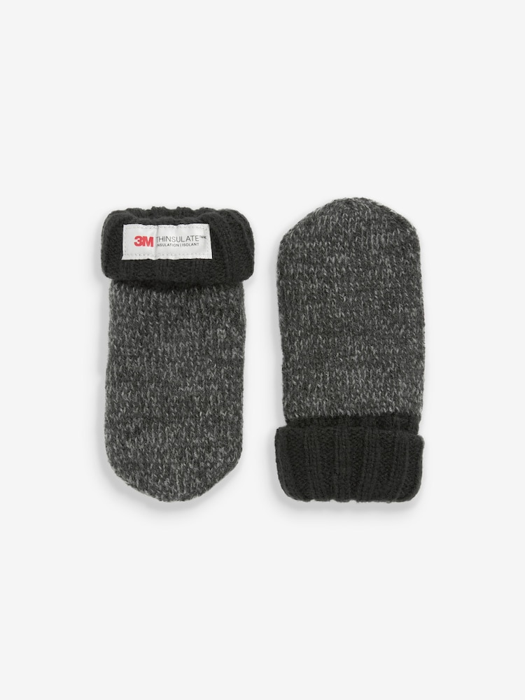 V barvi oglja - 2 Pack Thinsulate™ Mittens (3mths-6yrs) - Slika 2 iz 3