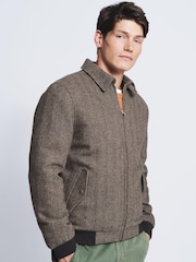 Aubin Alderney Wool Harrington Jacket - Image 1 of 7