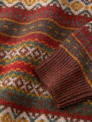 Aubin Fairisle Crew Jumper - Image 4 of 5