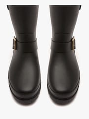 Mint Velvet Black Wynter Short Wellies - Image 4 of 4