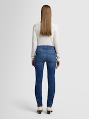 7 For All Mankind Roxanne Mid Rise Slim Leg Jeans - Image 2 of 6