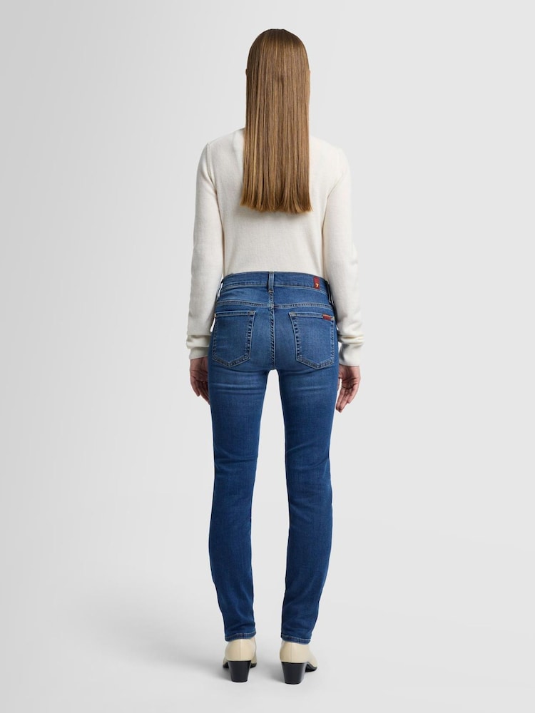 7 For All Mankind Roxanne Mid Rise Slim Leg Jeans - Image 2 of 6
