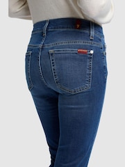 7 For All Mankind Roxanne Mid Rise Slim Leg Jeans - Image 5 of 6