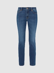 7 For All Mankind Roxanne Mid Rise Slim Leg Jeans - Image 6 of 6
