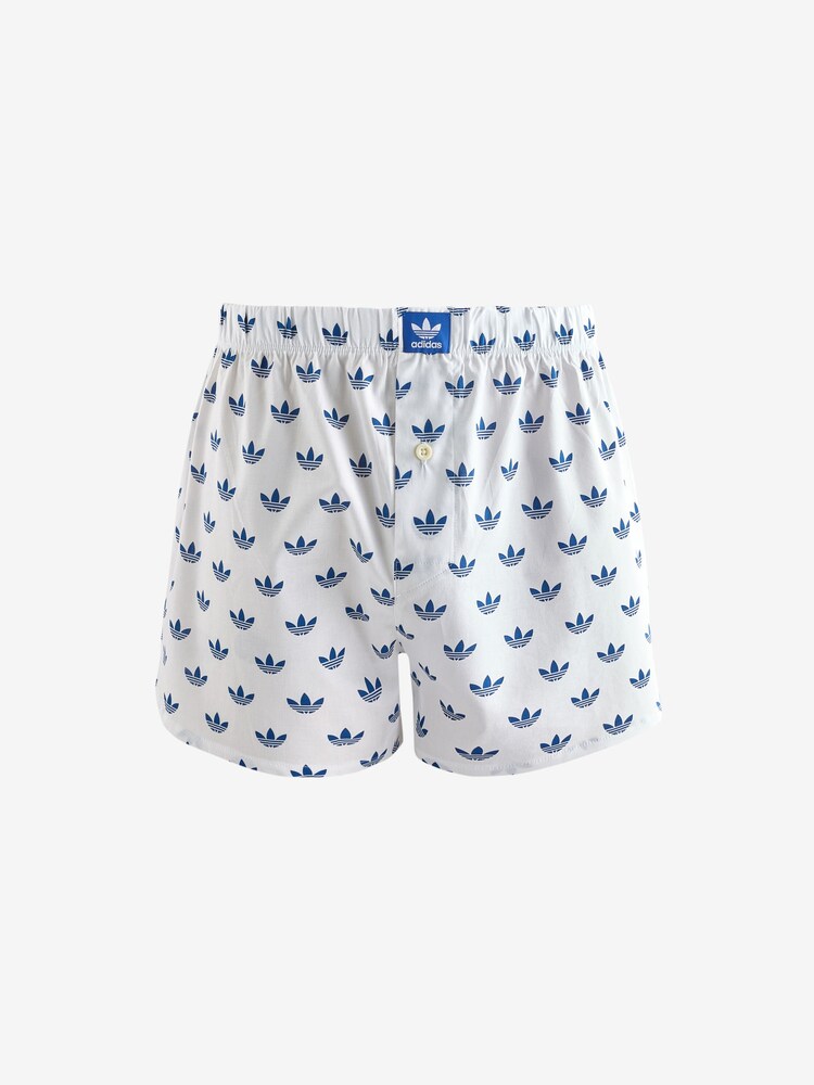 Buy adidas Blue Comfort Core Icon 100% Cotton Boxers Pack from