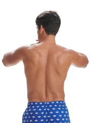 adidas Blue Comfort Core Icon 100% Cotton Boxers 2 Pack - Image 3 of 14