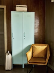 Novogratz Green Cache Single Metal Locker Storage Cabinet - Image 2 of 5