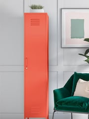 Novogratz Orange Cache Single Metal Locker Storage Cabinet - Image 1 of 5