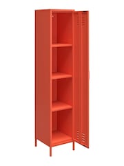 Novogratz Orange Cache Single Metal Locker Storage Cabinet - Image 4 of 5