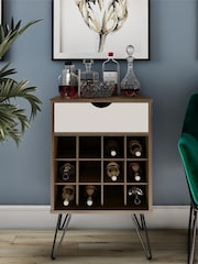 Novogratz Oak Concord Beverage Storage Stand - Image 1 of 5