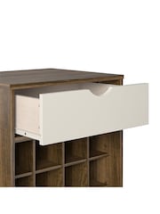 Novogratz Oak Concord Beverage Storage Stand - Image 4 of 5