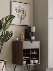 Novogratz Brown Concord Beverage Storage Stand - Image 2 of 5