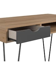 Novogratz Natural Concord Drawer Storage Desk - Image 5 of 5