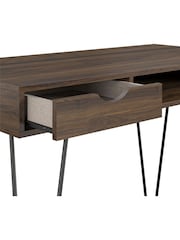 Novogratz Medium Brown Concord Drawer Storage Desk - Image 4 of 5