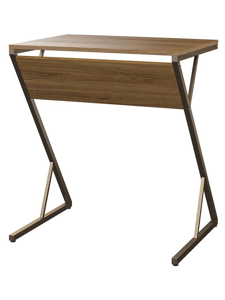 Novogratz Brown Regal Accent Table Laptop Desk - Image 1 of 5 Novogratz Brown Regal Accent Table Laptop Desk - Image 1 of 5