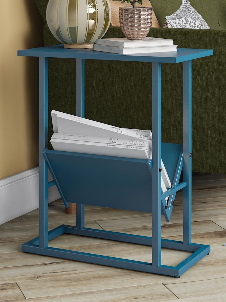 Novogratz Blue Regal End Table - Image 1 of 5
