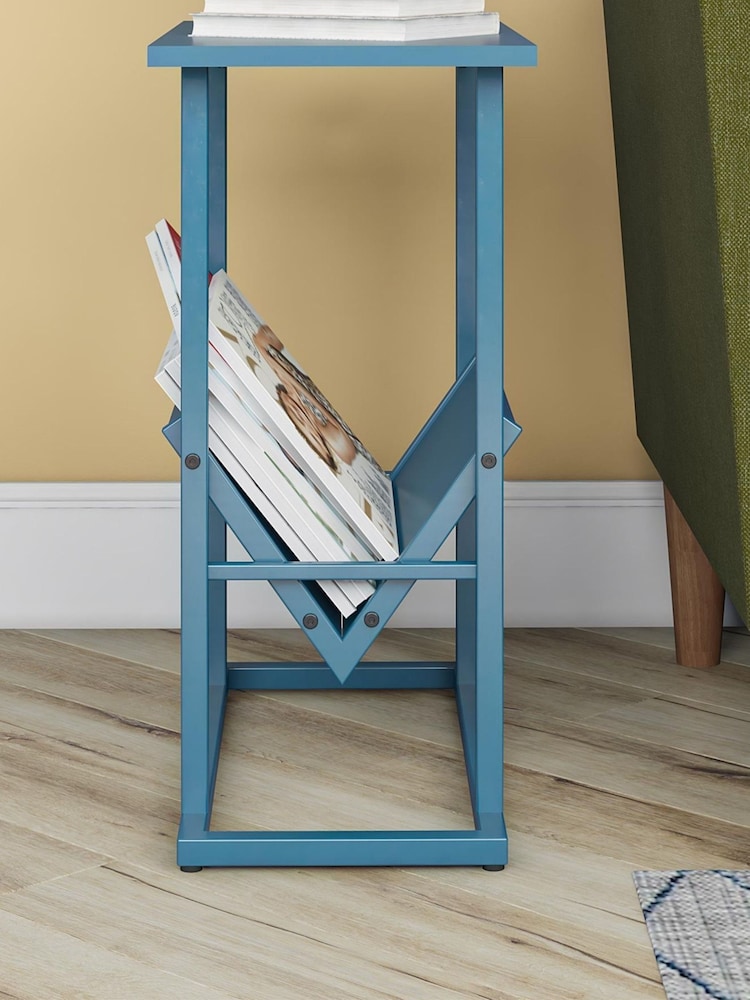 Novogratz Blue Regal End Table - Image 2 of 5
